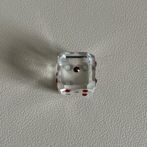 Swarovski Dice Red Crystals